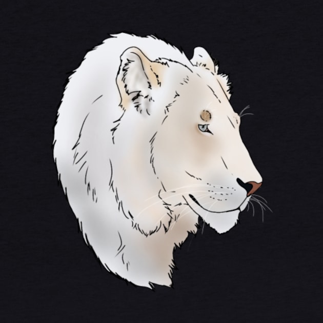 White Lion Head by Animals shop